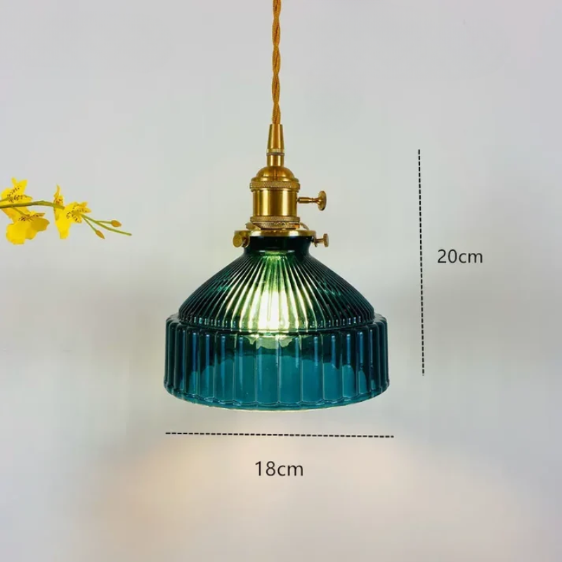 Brass & Glass Pendant Light – Product view 4