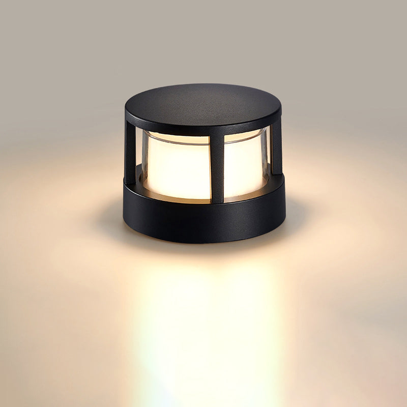 Aluminium Cylinder Lawn Light