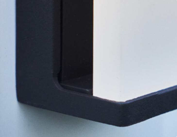Solar Industrial-Style Glass Wall Sconce – product view