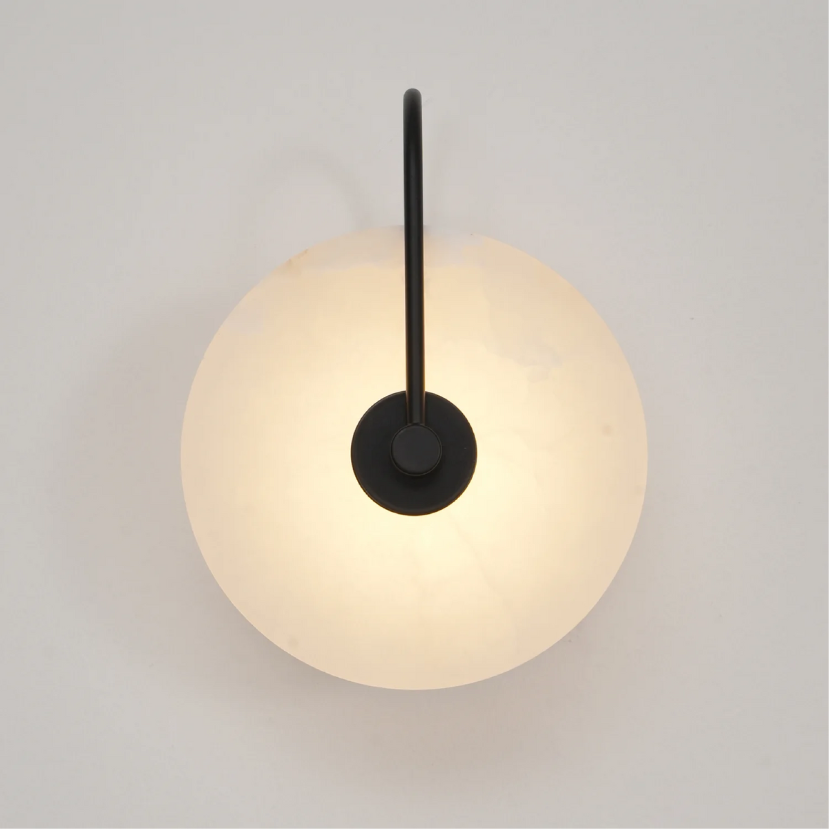 Minimalist Marble LED Wall Lamp – ∅ 15cm