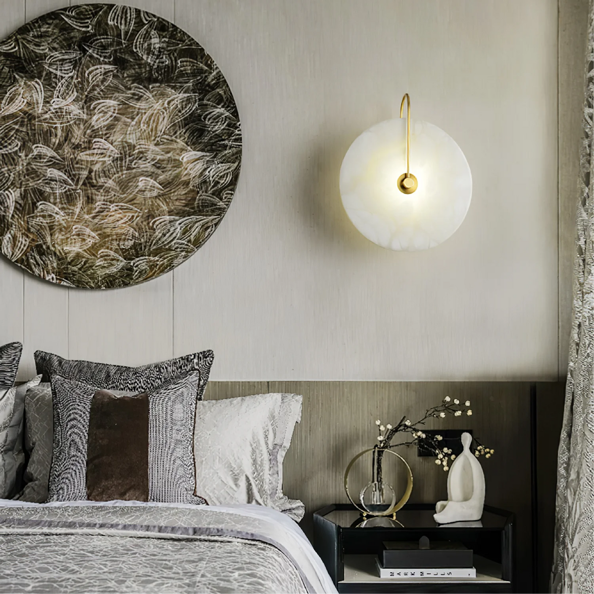 Minimalist Marble LED Wall Lamp – product view