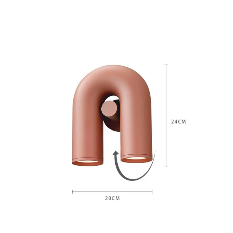 U-Shaped LED Wall Light – Product view 7