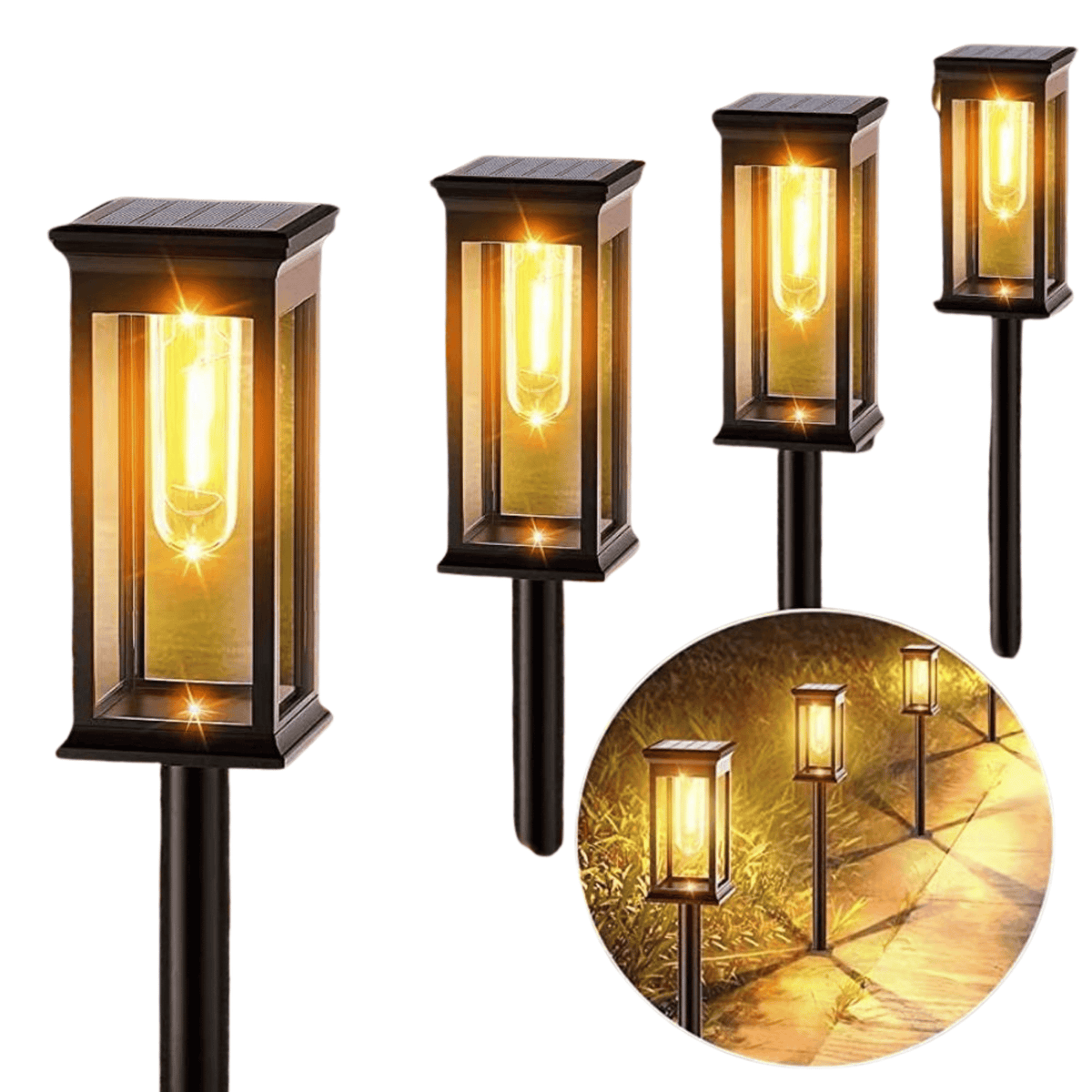 Outdoor Solar Standing Light – product view