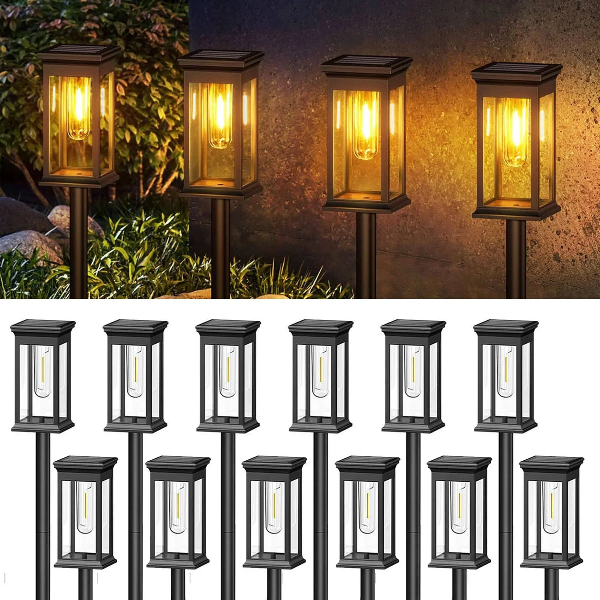 Outdoor Solar Standing Light – product view