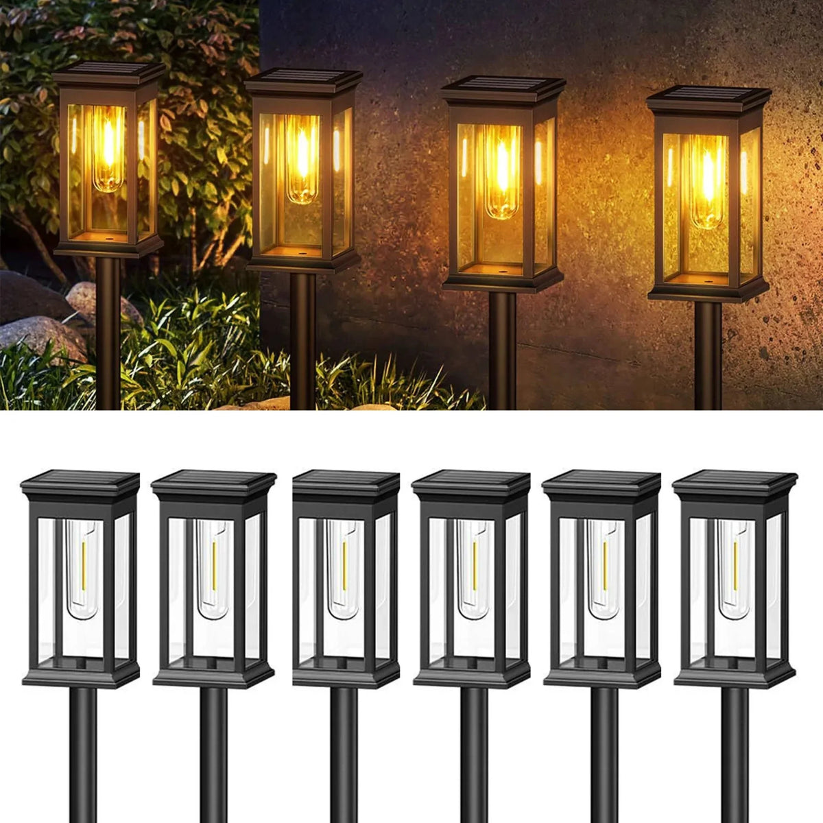 Outdoor Solar Standing Light – product view