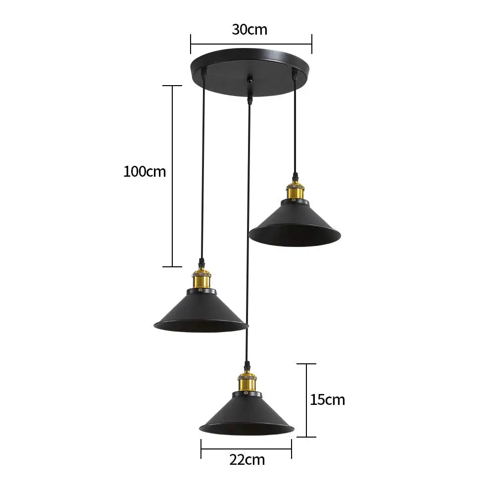 Industrial Metal Pendant Light