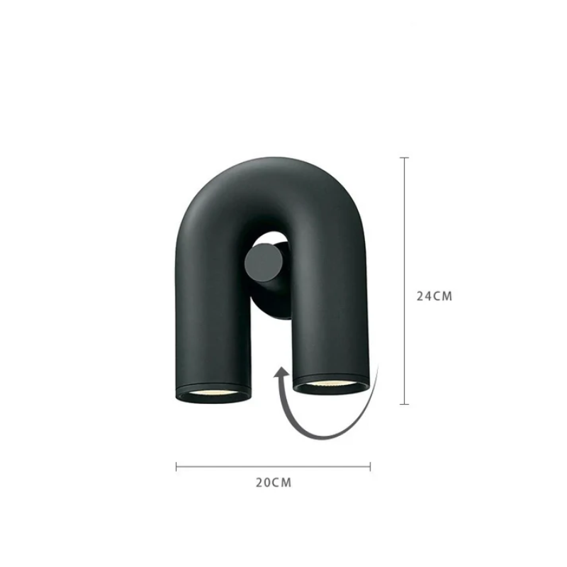 U-Shaped LED Wall Light – Product view 9