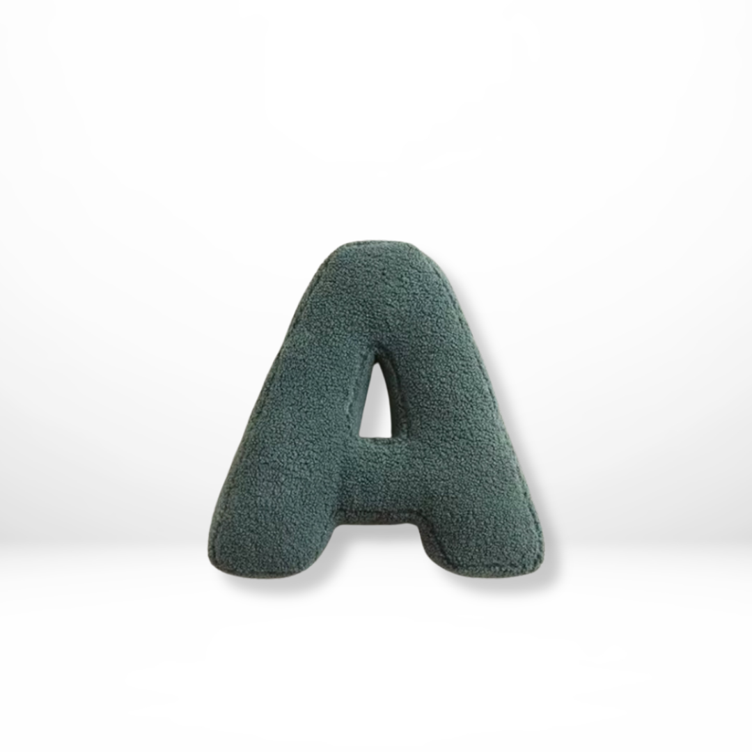 Alphabet Velvet Cushion – Product view 5