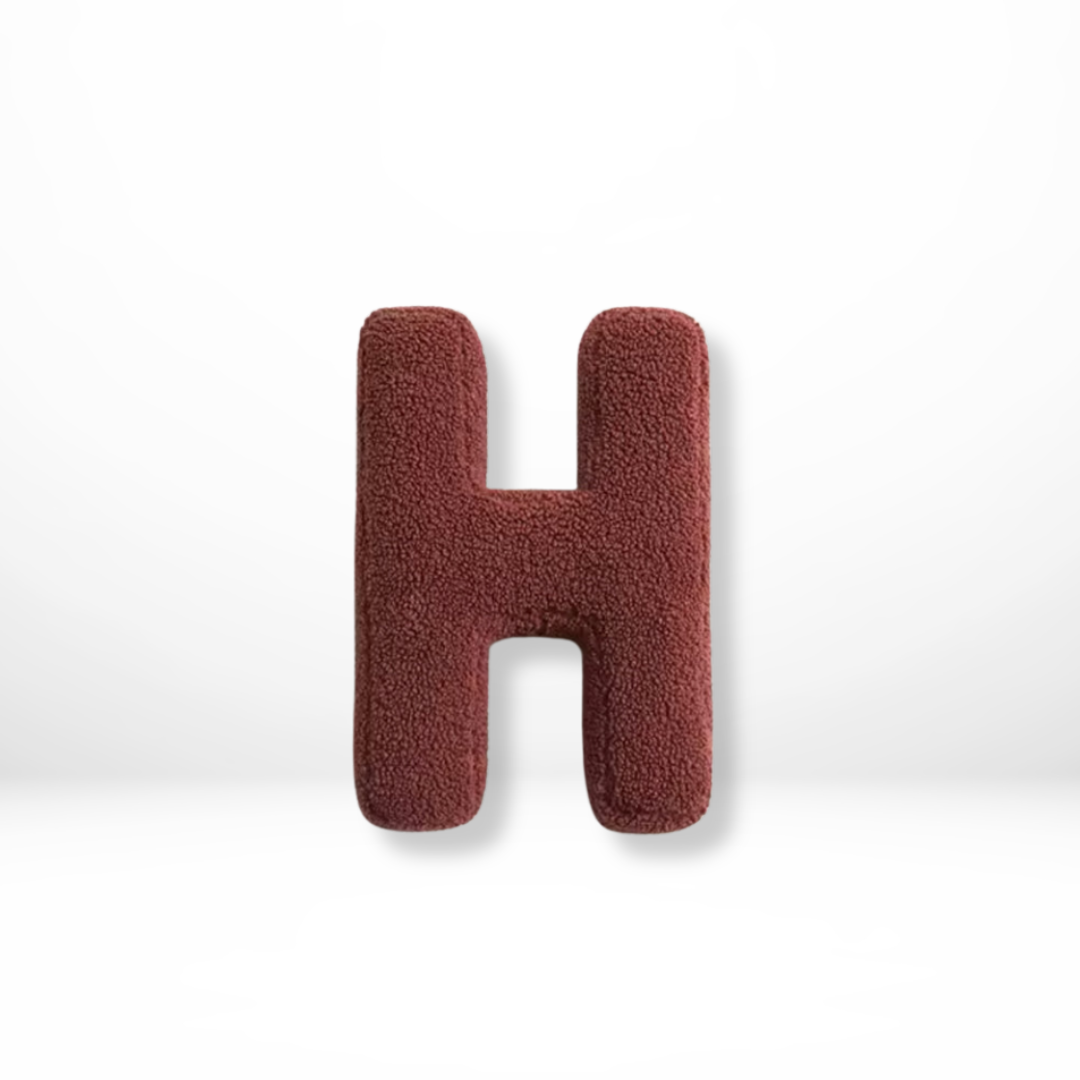 Alphabet Velvet Cushion – Product view 12