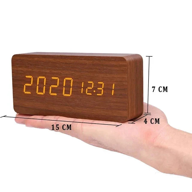 WoodWatch LED Smart Alarm Clock