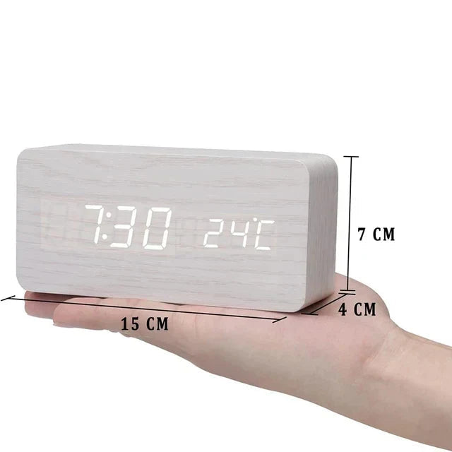 WoodWatch LED Smart Alarm Clock