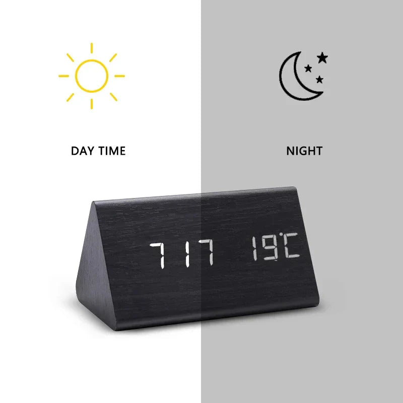 WoodWatch LED Smart Alarm Clock