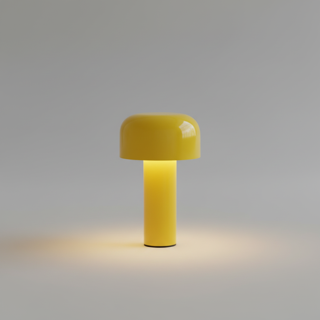 Cordless Mushroom Table Lamp – Cordless Mushroom Table Lamp – Yellow