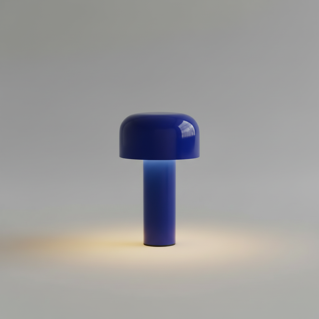 Cordless Mushroom Table Lamp – Cordless Mushroom Table Lamp – Blue