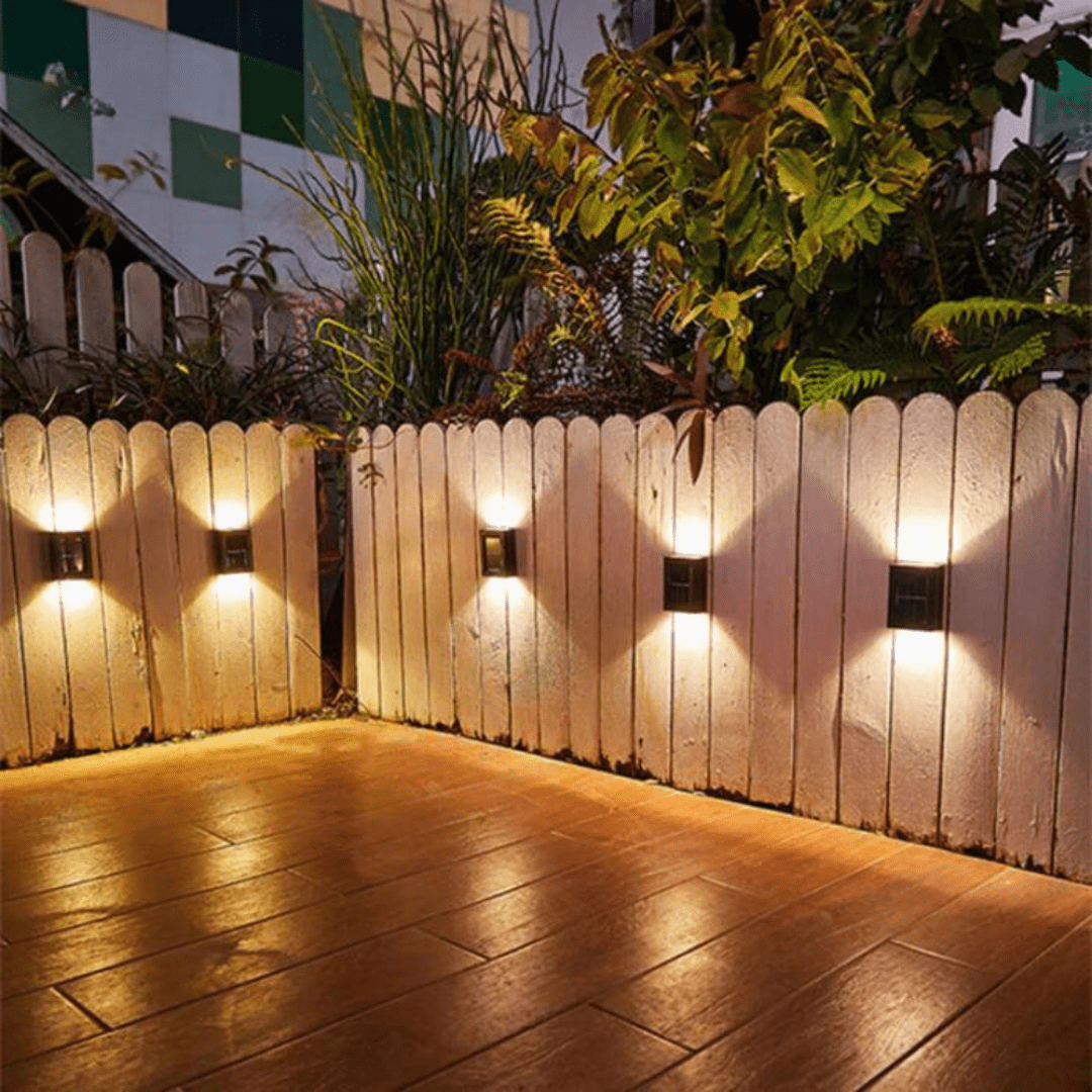Outdoor Solar LED Wall Sconces – product view