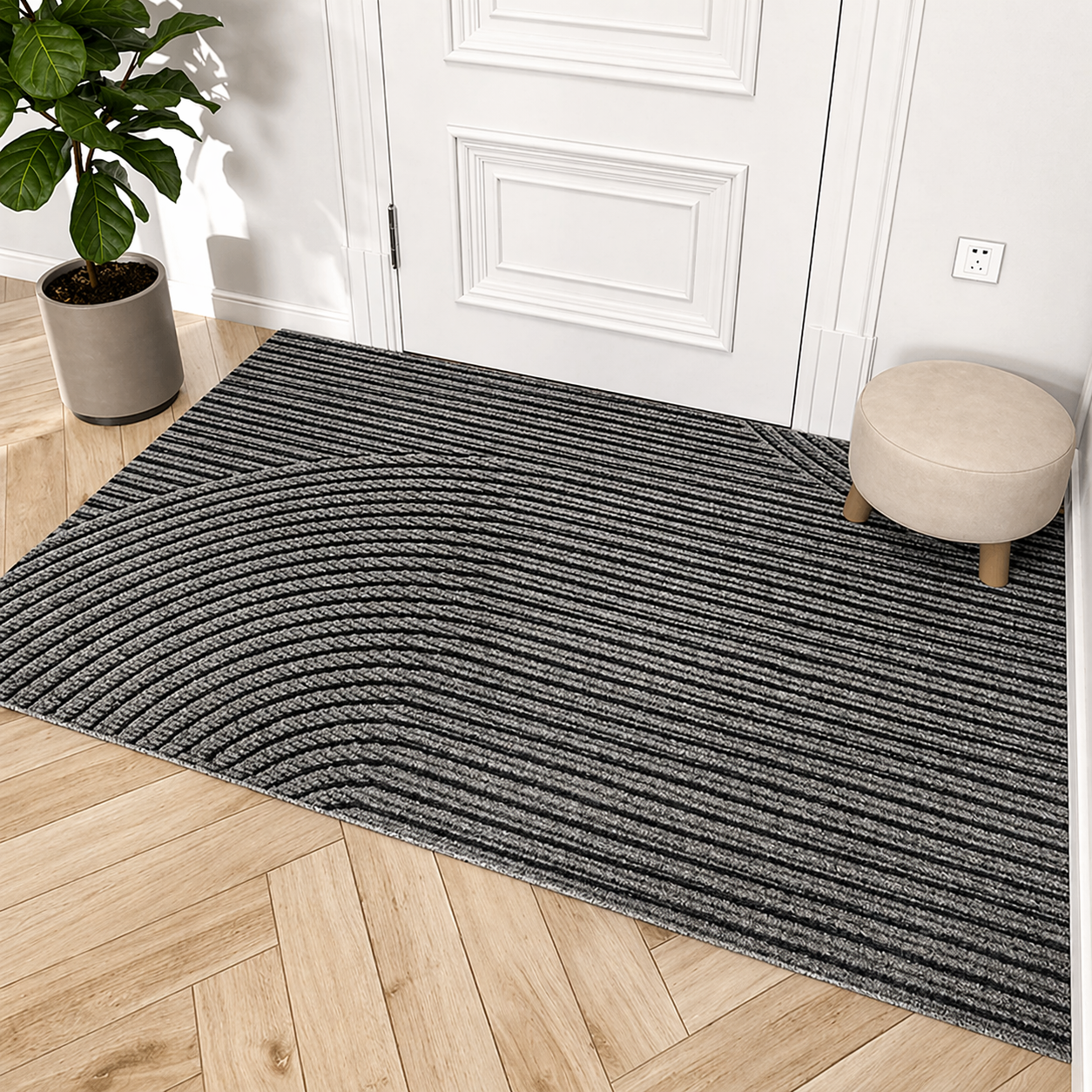 Non-Slip Door Mat – Modern Dirt-Resistant Entry Mat