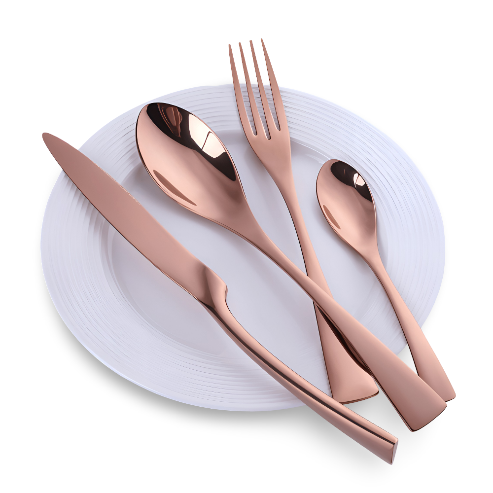 Stainless Steel Cutlery Set – 5 or 20 Pieces – Product view 3