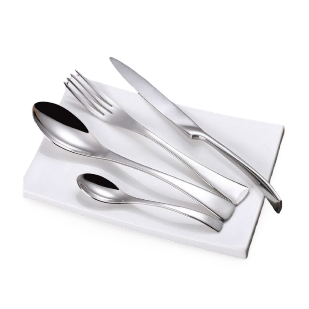 Stainless Steel Cutlery Set – 5 or 20 Pieces – Product view 4