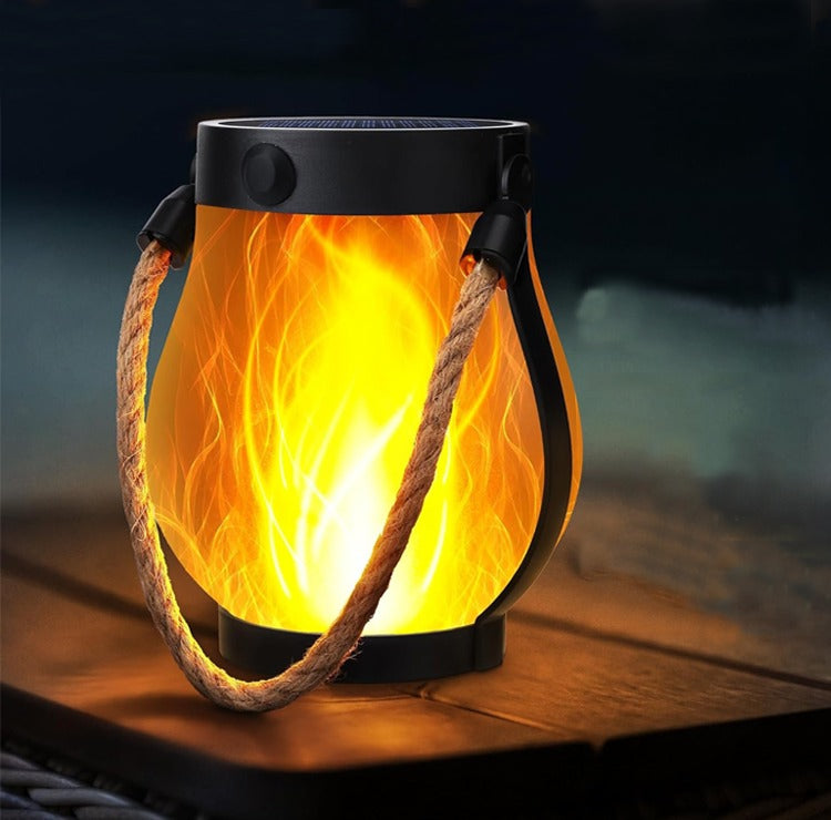 Solar Flame-Effect Garden Lamp – Ø 12.5 cm (Ø 4.9")