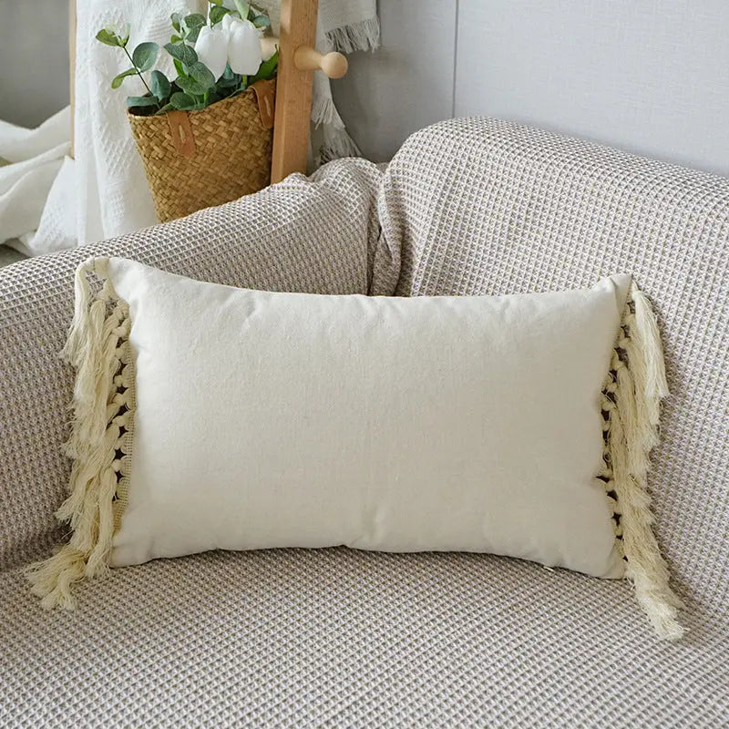 Textured Tassel Cushion – Product view 6