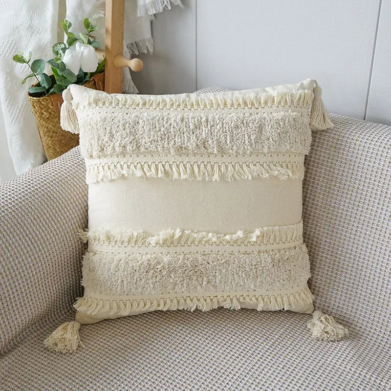Textured Tassel Cushion – Product view 7