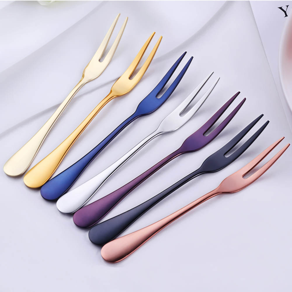Stainless Steel Fruit Fork Set – Product view 4