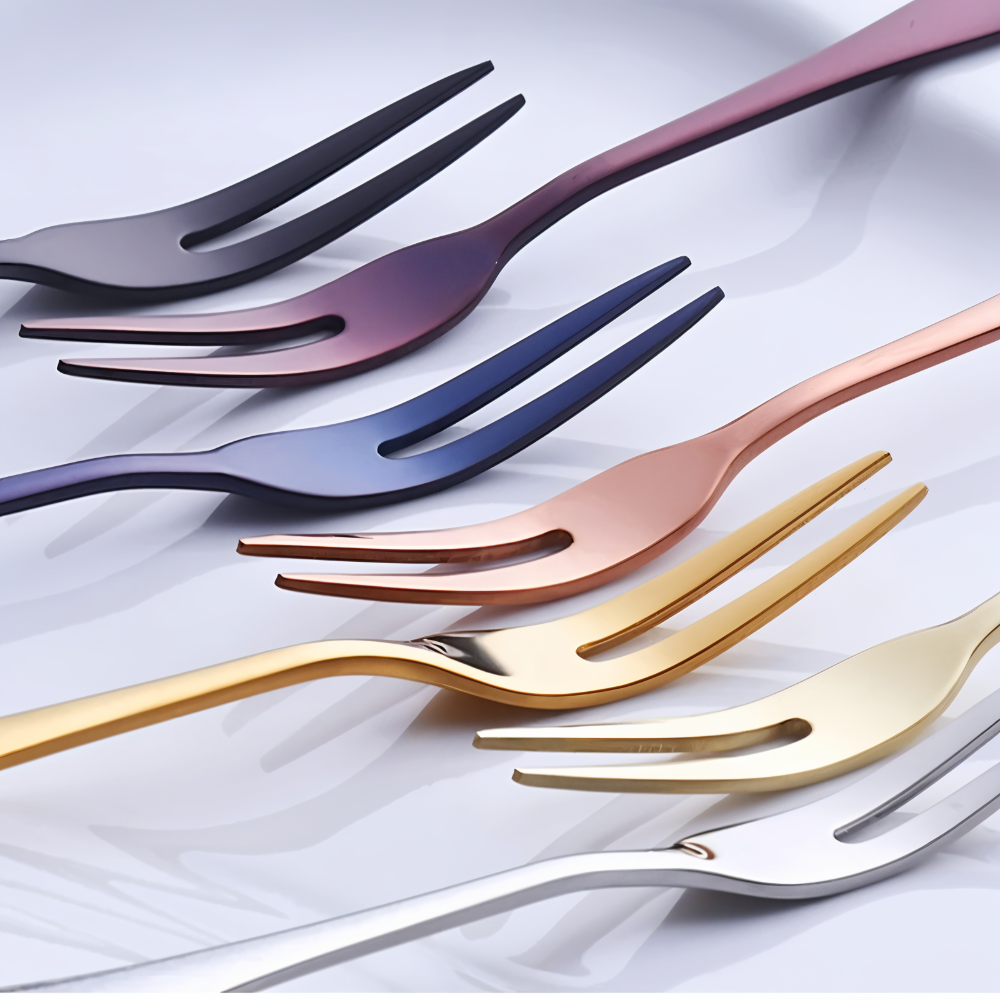 Stainless Steel Fruit Fork Set – Product view 6