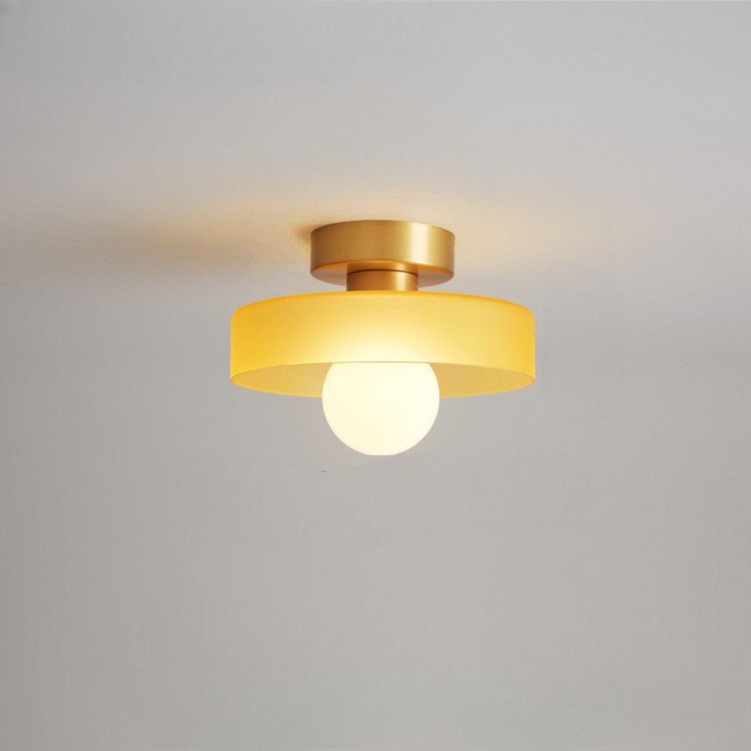 French Bauhaus Ceiling Lamp