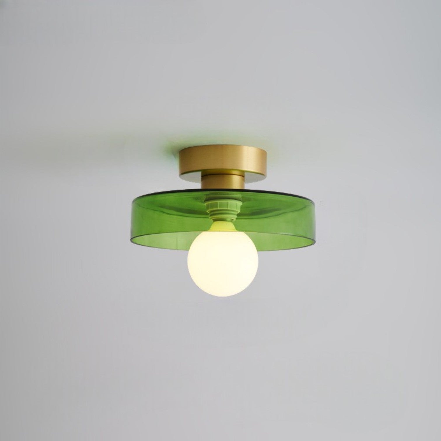 French Bauhaus Ceiling Lamp