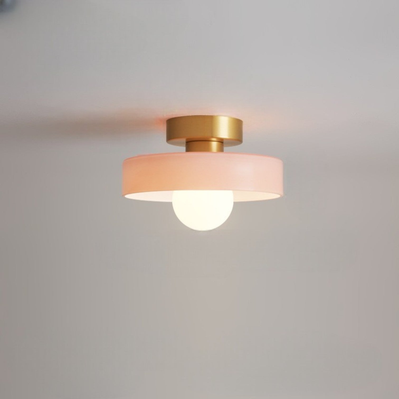 French Bauhaus Ceiling Lamp