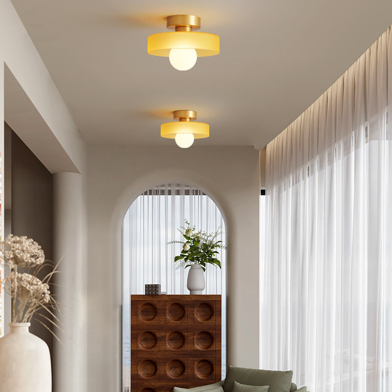 French Bauhaus Ceiling Lamp