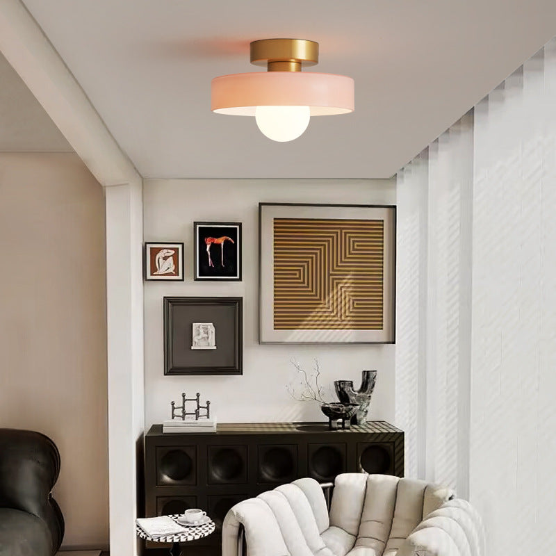 French Bauhaus Ceiling Lamp