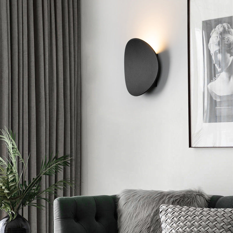 Metal Disk-Shaped Wall Lamp – product view