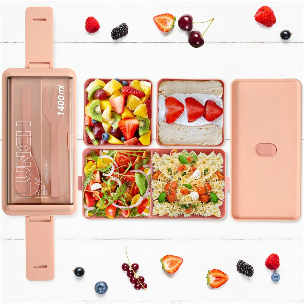 Double Layer Bento Box 1400ml