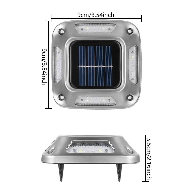 Solar LED Ground Spotlights Set of 4 – Product view 6
