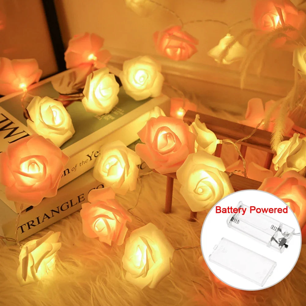 LED Rose String Lights – Main product image