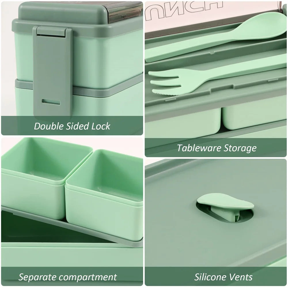 Double Layer Bento Box 1400ml