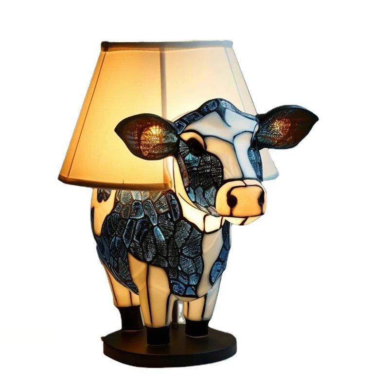 Stained Glass Animal Lamp