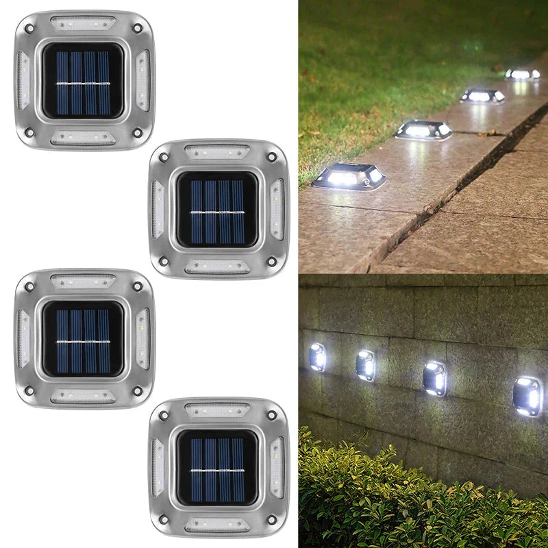 Solar LED Ground Spotlights Set of 4 – Product view 2
