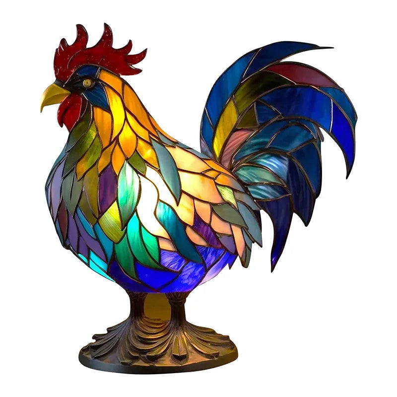 Stained Glass Animal Lamp