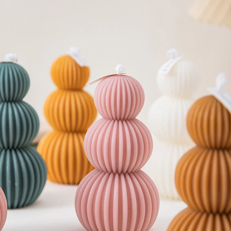 Geometric Scented Candle – Product view 2