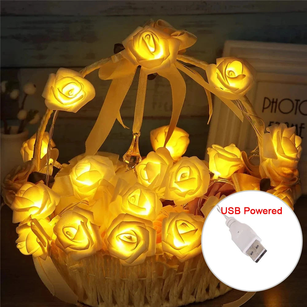 LED Rose String Lights – Product view 3