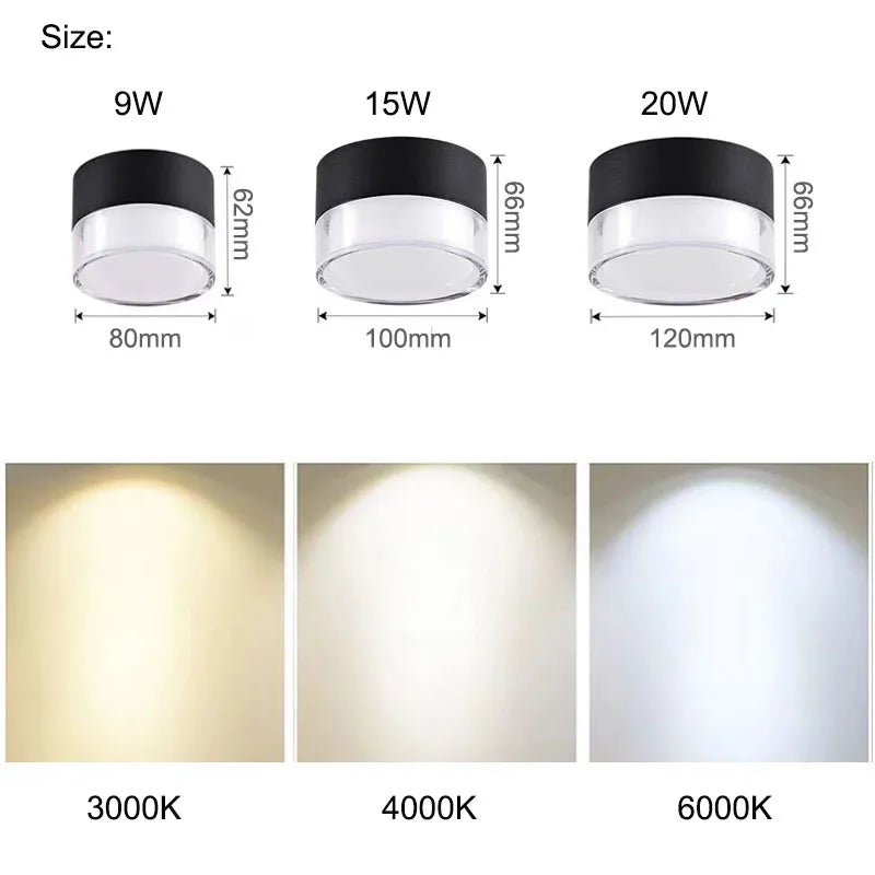 Surface-Mounted LED Downlight – Product view 5
