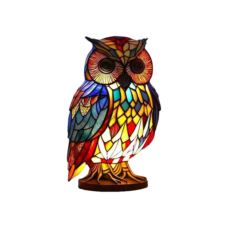 Stained Glass Animal Lamp