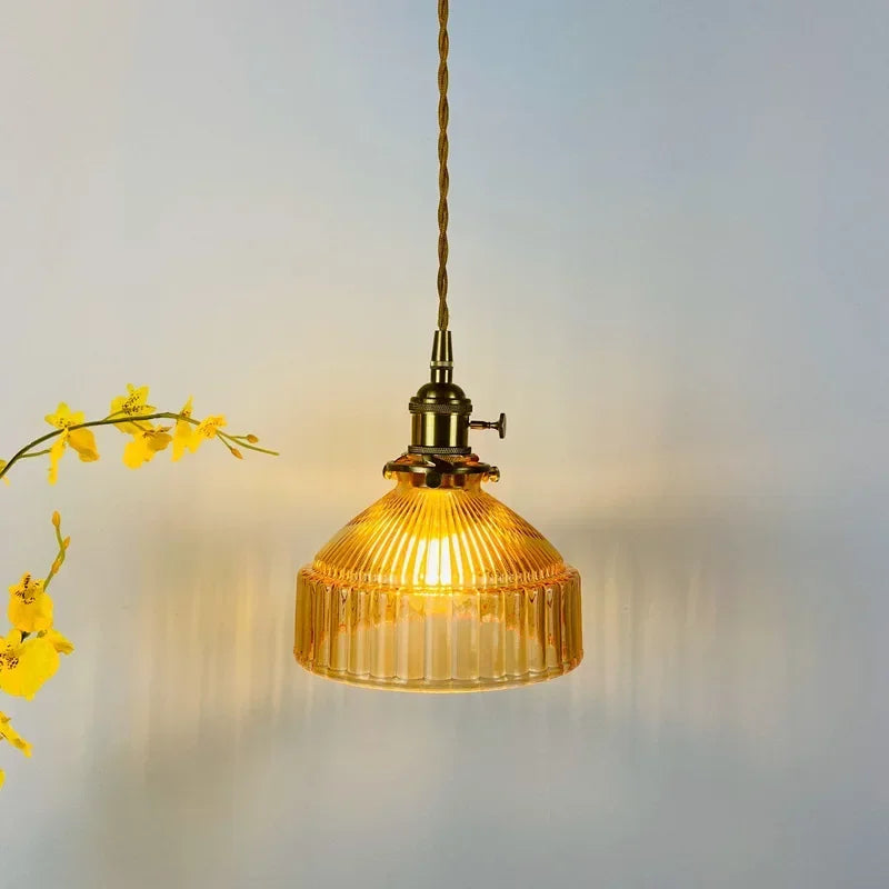 Brass & Glass Pendant Light – Product view 2