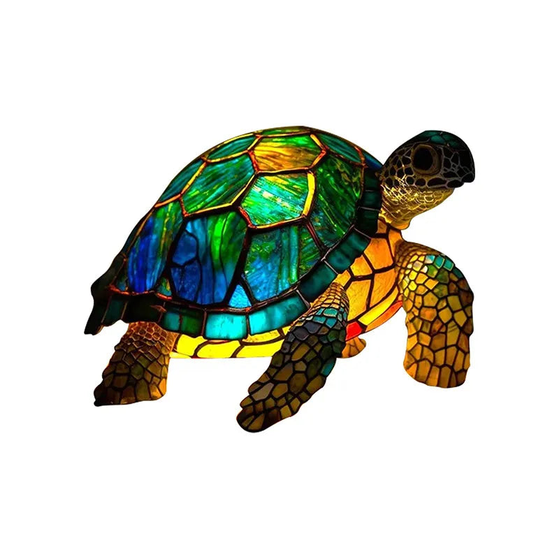 Stained Glass Animal Lamp