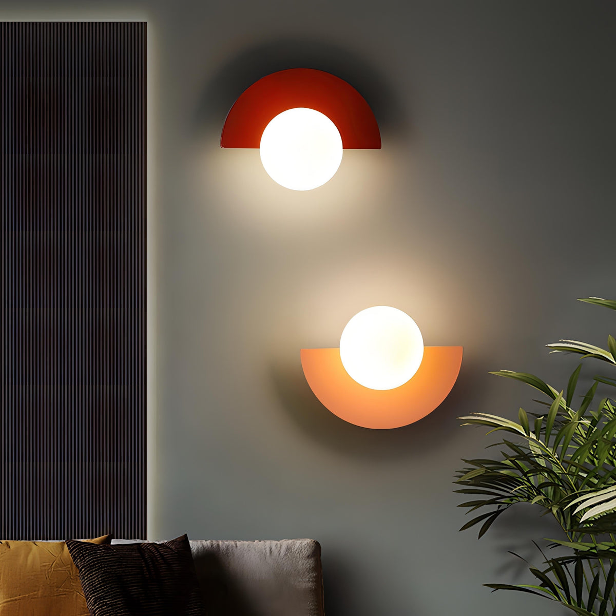 Scandinavian Semicircular Wall Sconce – product view
