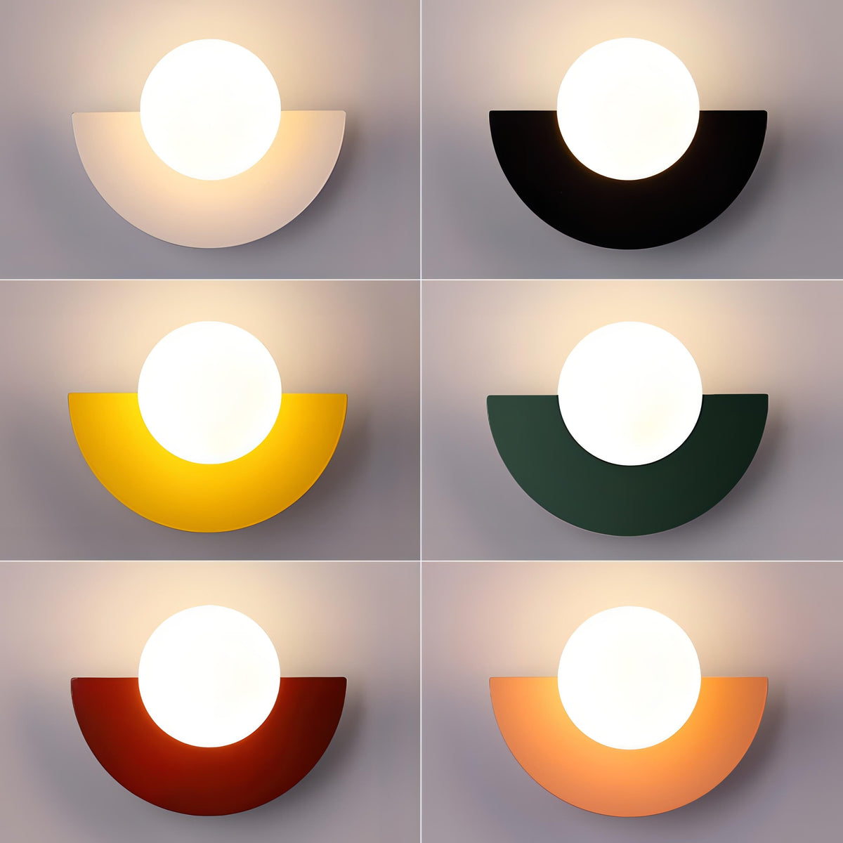 Scandinavian Semicircular Wall Sconce – product view