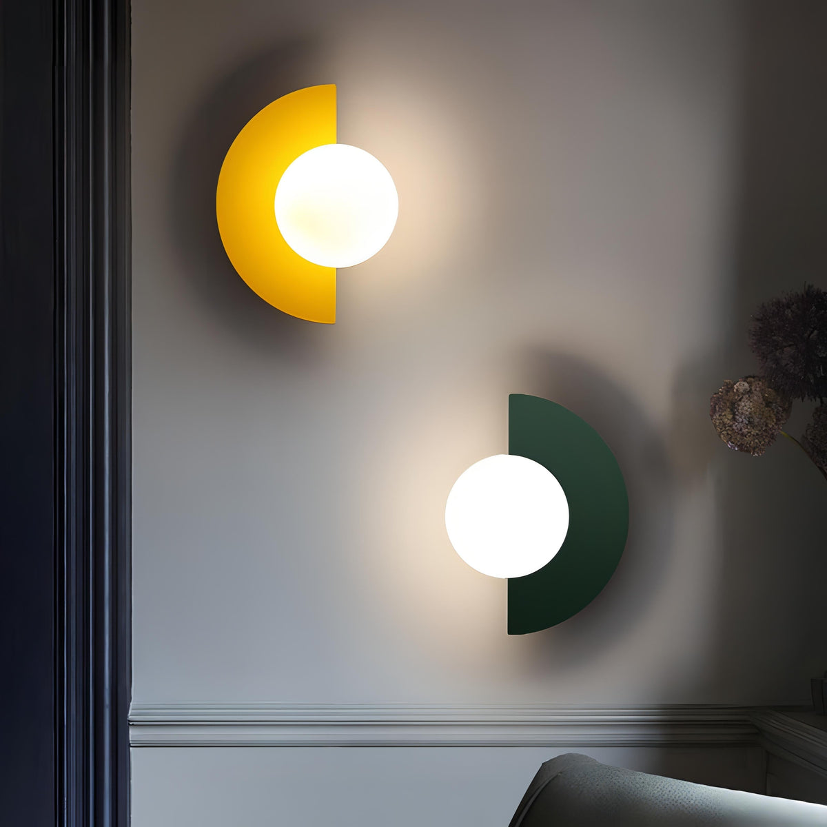 Scandinavian Semicircular Wall Sconce – product view