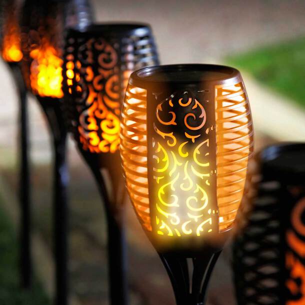 Openwork Outdoor Torch Lamp – product view